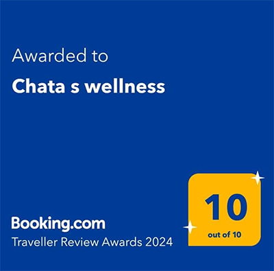 Wellness chata s výhledem Booking awards